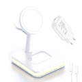 4 in 1 magnetic wireless charging station 30W PD adapter included! iPhone